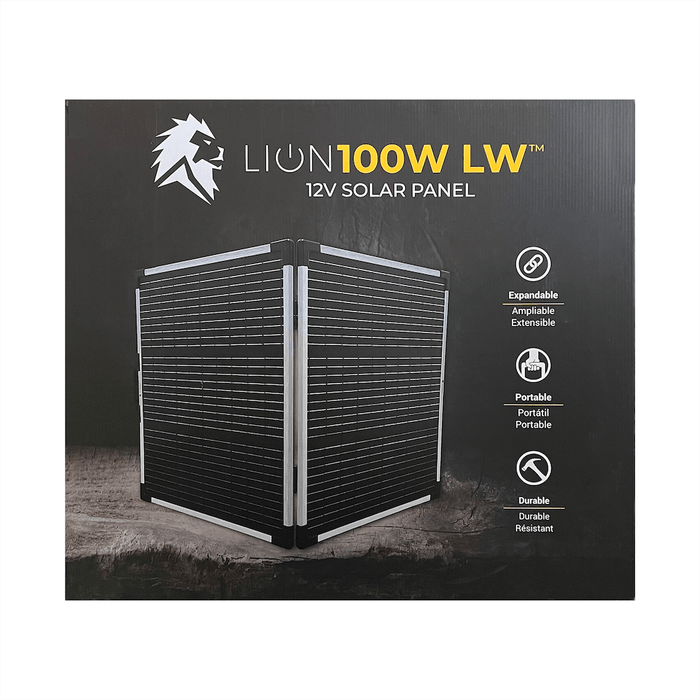 Lion Energy 100W LW 12V Portable Solar Panel 50170261