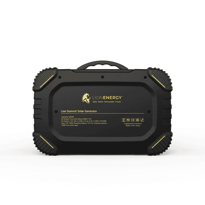 Lion Energy Lion Summit - 530W/665Wh LifePO4 Solar Power Generator 50170208