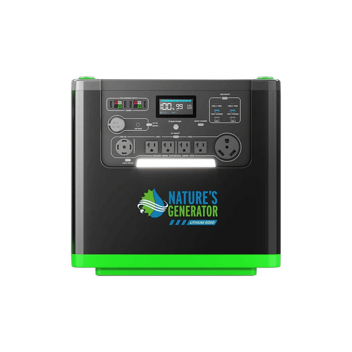 Nature's Generator Lithium 6000 Power Station