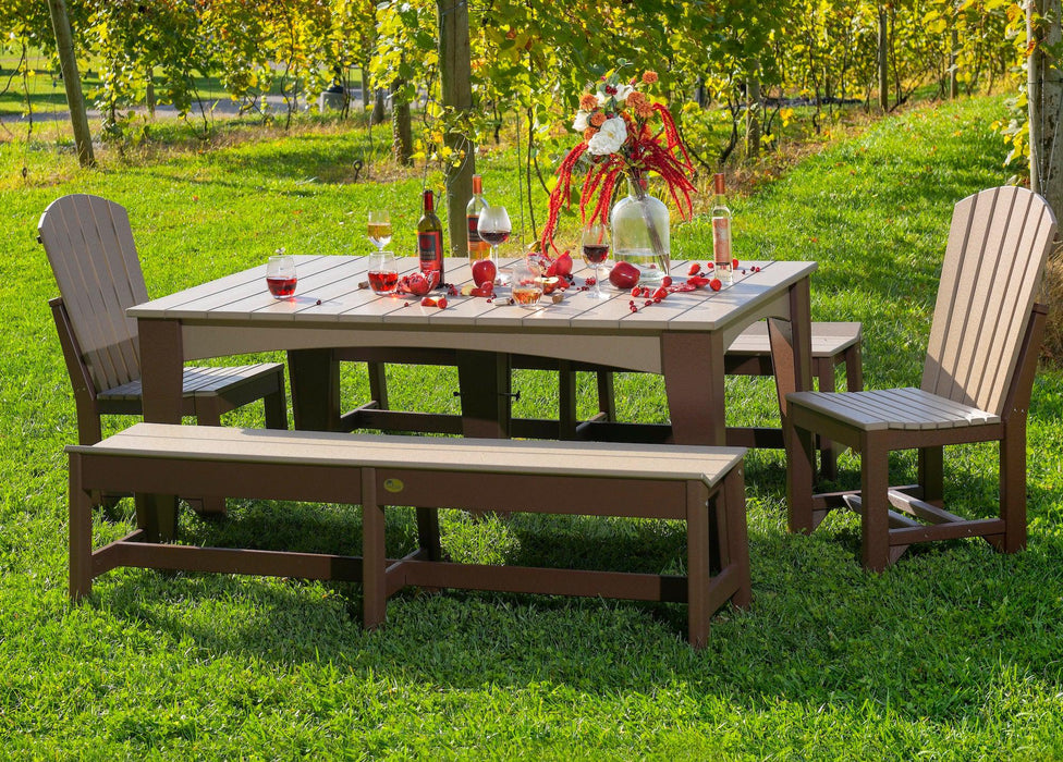 LuxCraft Recycled Plastic 44" x 72" Rectangular Island Dining Height Table