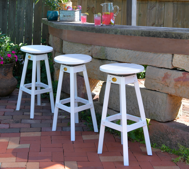 LuxCraft Recycled Plastic Bar Stool