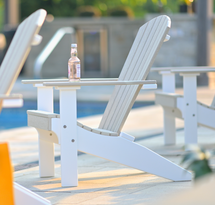 LuxCraft Recycled Plastic Lakeside Compact Portable Adirondack Chair