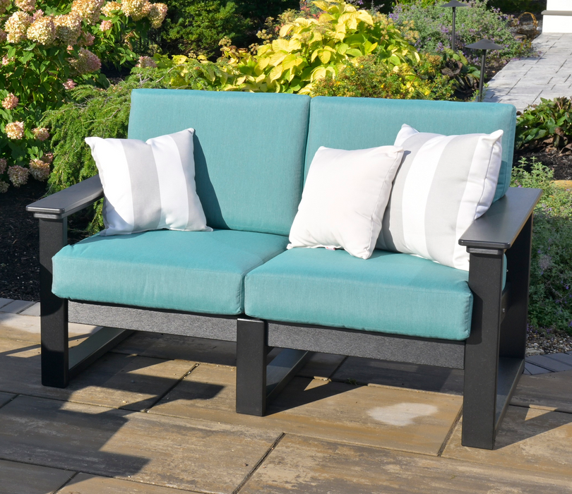 LuxCraft Recycled Plastic Lanai Deep Seating Loveseat