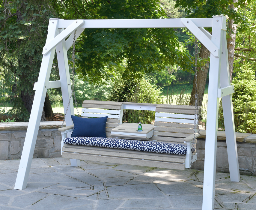 LuxCraft  A-Frame Vinyl Swing Stand (SWING SOLD SEPARATELY)
