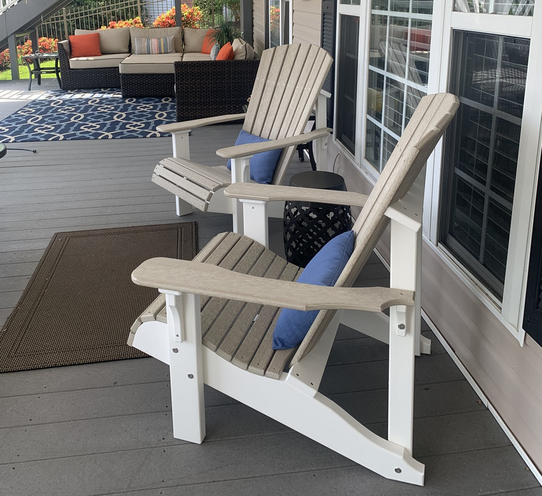 LuxCraft Recycled Plastic Deluxe Adirondack Chair