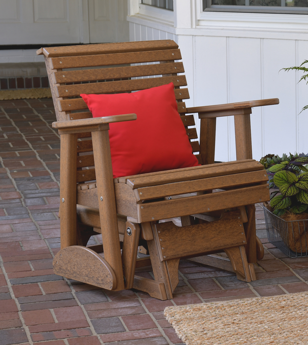 LuxCraft Rollback Recycled Plastic 2ft Plain Glider Chair