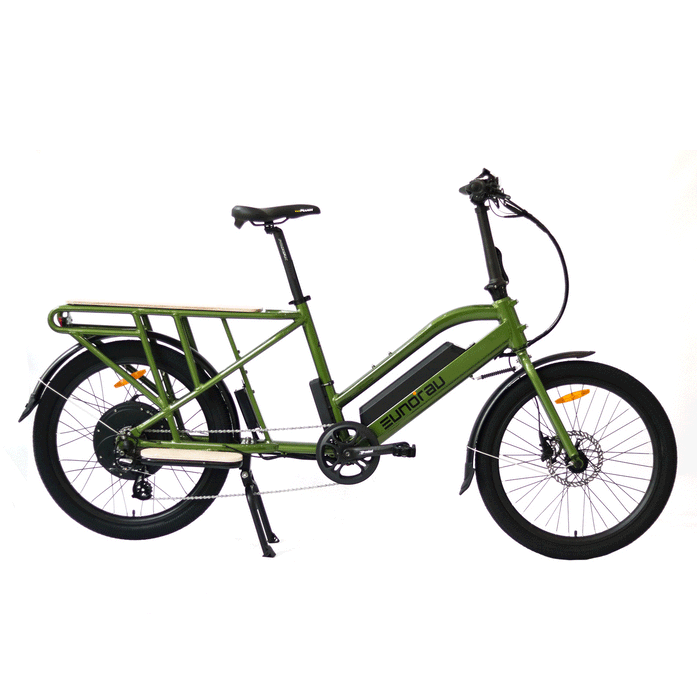 Eunorau Max-Cargo 2.0 Electric Cargo Bike 750W Rear Hub 48V Battery