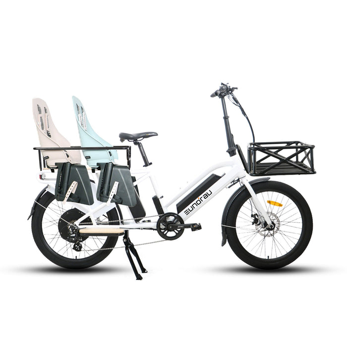 Eunorau Max-Cargo 2.0 Electric Cargo Bike 750W Rear Hub 48V Battery