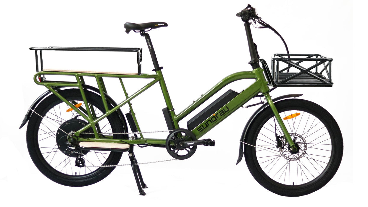 Eunorau Max-Cargo 2.0 Electric Cargo Bike 750W Rear Hub 48V Battery