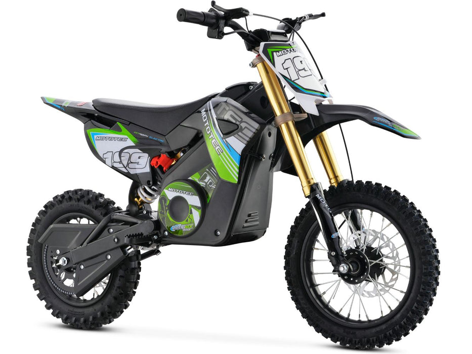 MotoTec 36v 1200w Pro Electric Dirt Bike – Up to 18 MPH, Ages 13+, Lithium Battery