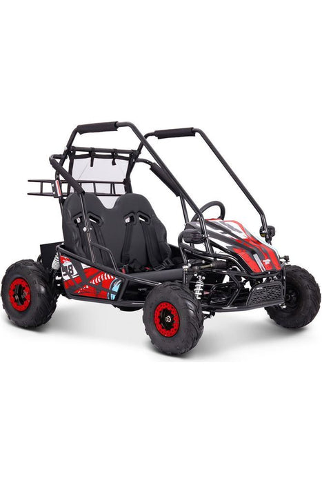 MotoTec Mud  XL 60v 2000w Electric Go Kart Full Suspension Red