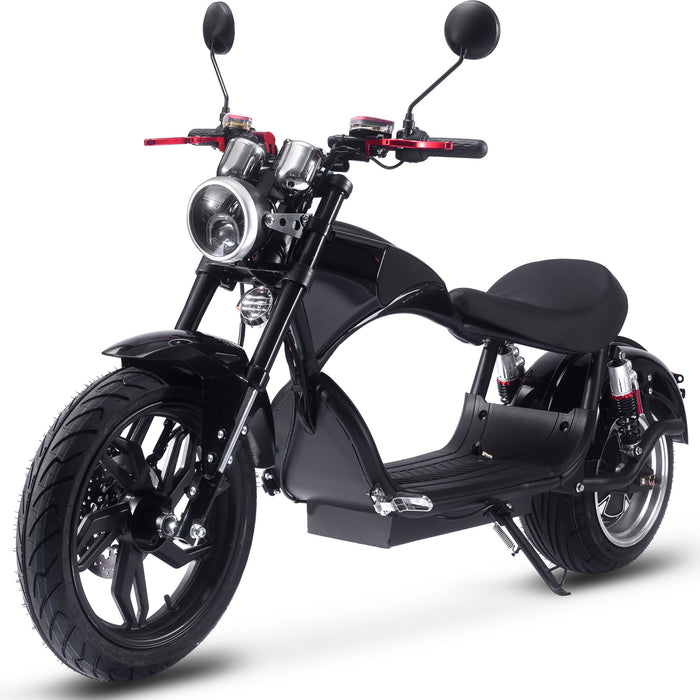MotoTec Raven 60v 30ah 2500w Lithium Electric Scooter Red