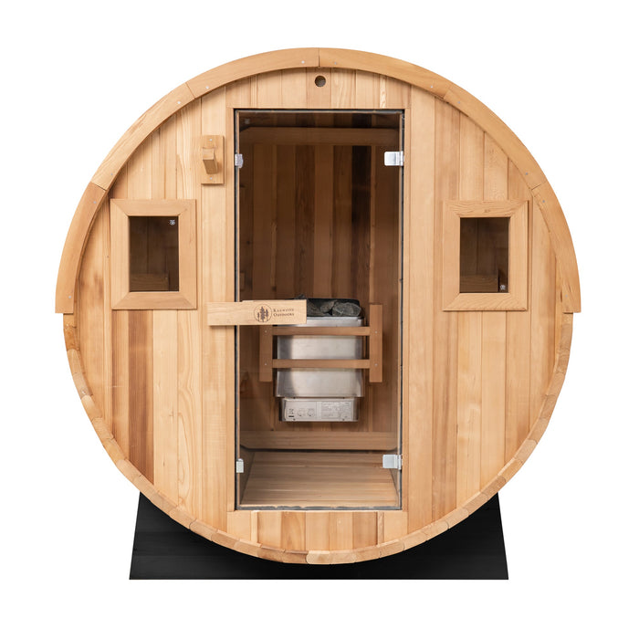 Redwood Outdoors Extra-Wide Sauna x Alaskan All-In-One Cold Plunge