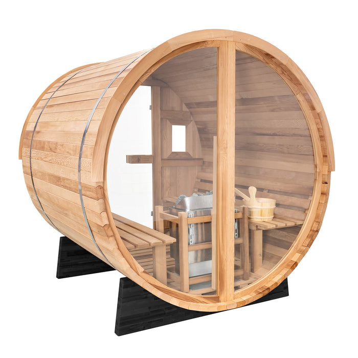 Redwood Outdoors Vista Sauna x Alaskan All-In-One Cold Plunge