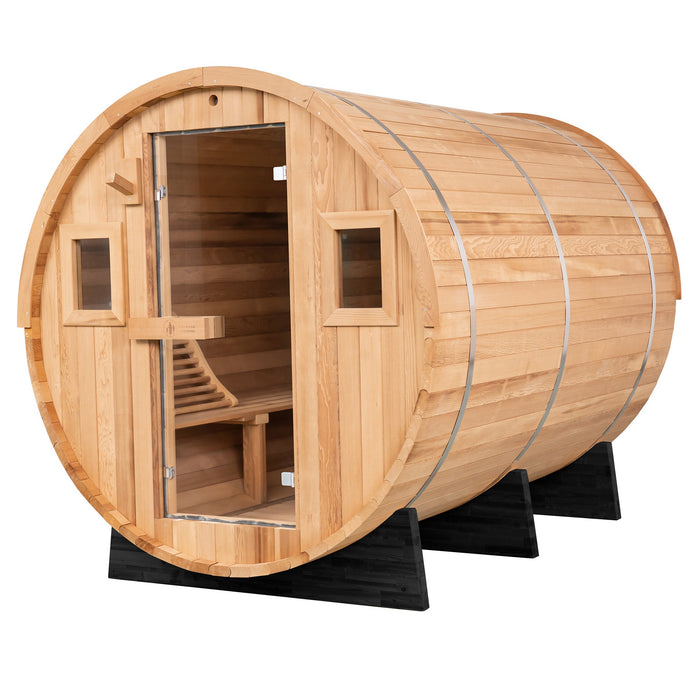 Redwood Outdoors Barrel Sauna - 8 Person