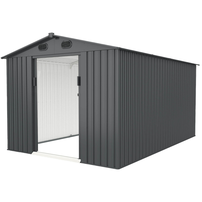 Chery Industrial 8'x12' Metal Storage Shed