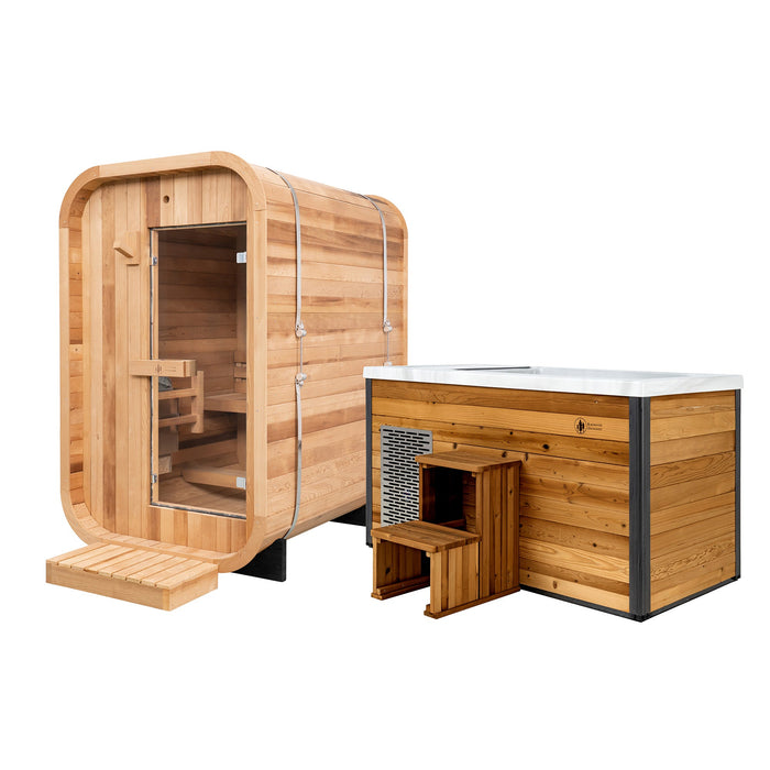 Redwood Outdoors Duo Sauna x Denali Cold Plunge