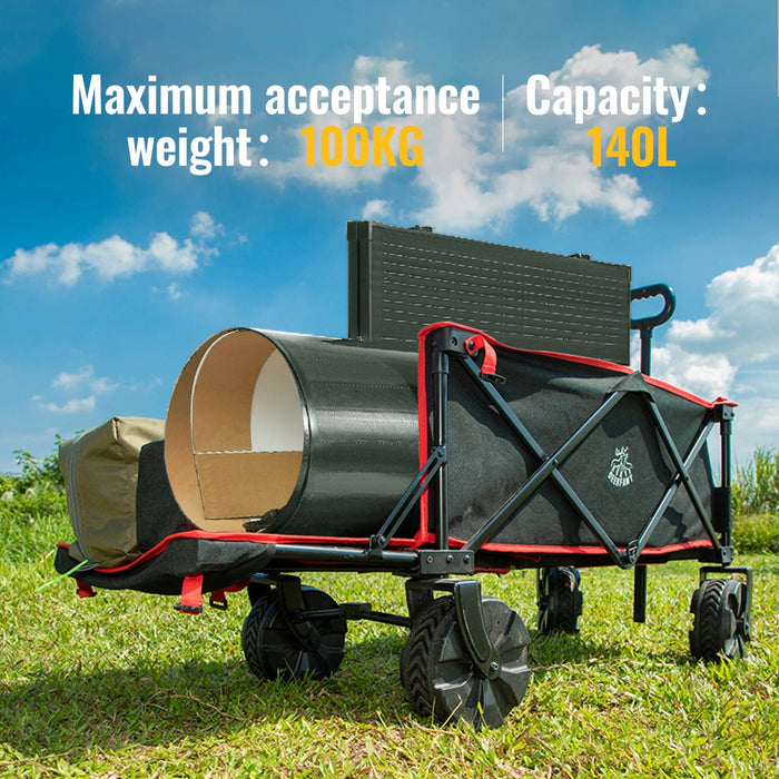 BougeRV 140L Outdoor Foldable Wagon