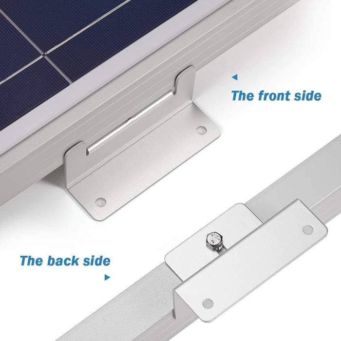 BougeRv Solar Panel Mounting Z Bracket Mount Kits 4 set 16 Units