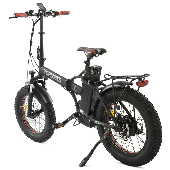  Ecotric Portable Folding Electric Bike NS-NFAT20850C-RD