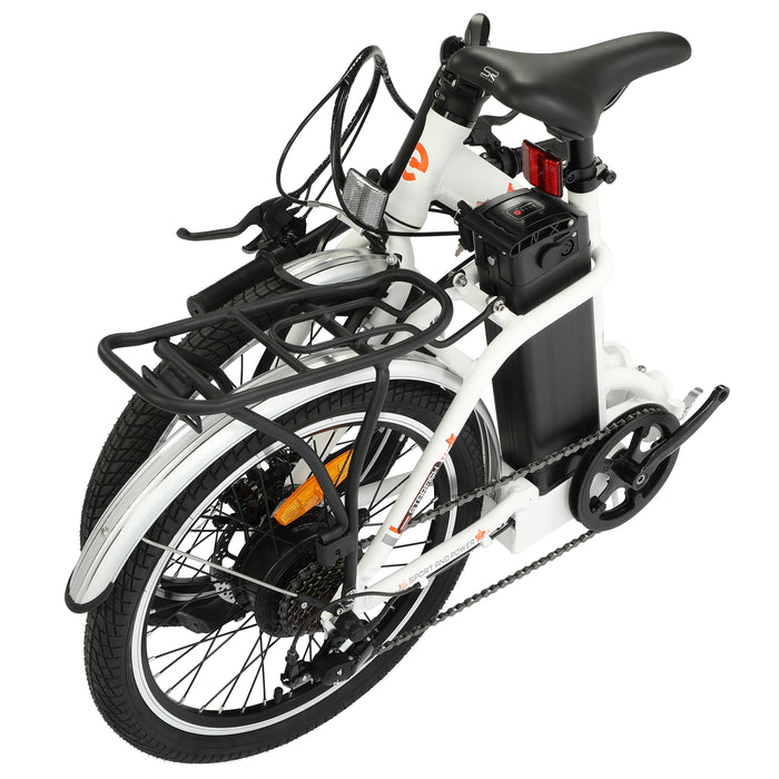Ecotric Starfish 20inch portable and folding Electric bike -senior, C-NSTA20LED-W