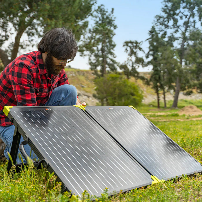 Rich Solar MEGA 100 Watt Portable Solar Panel Briefcase | Best 12V Panel for Solar Generators and Portable Power Stations