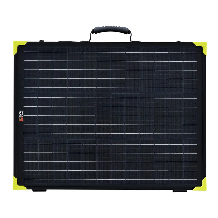 Rich Solar MEGA 100 Watt Portable Solar Panel Briefcase | Best 12V Panel for Solar Generators and Portable Power Stations