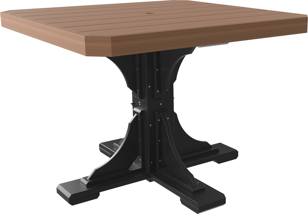 LuxCraft Recycled Plastic 41" Square Table (DINING HEIGHT)