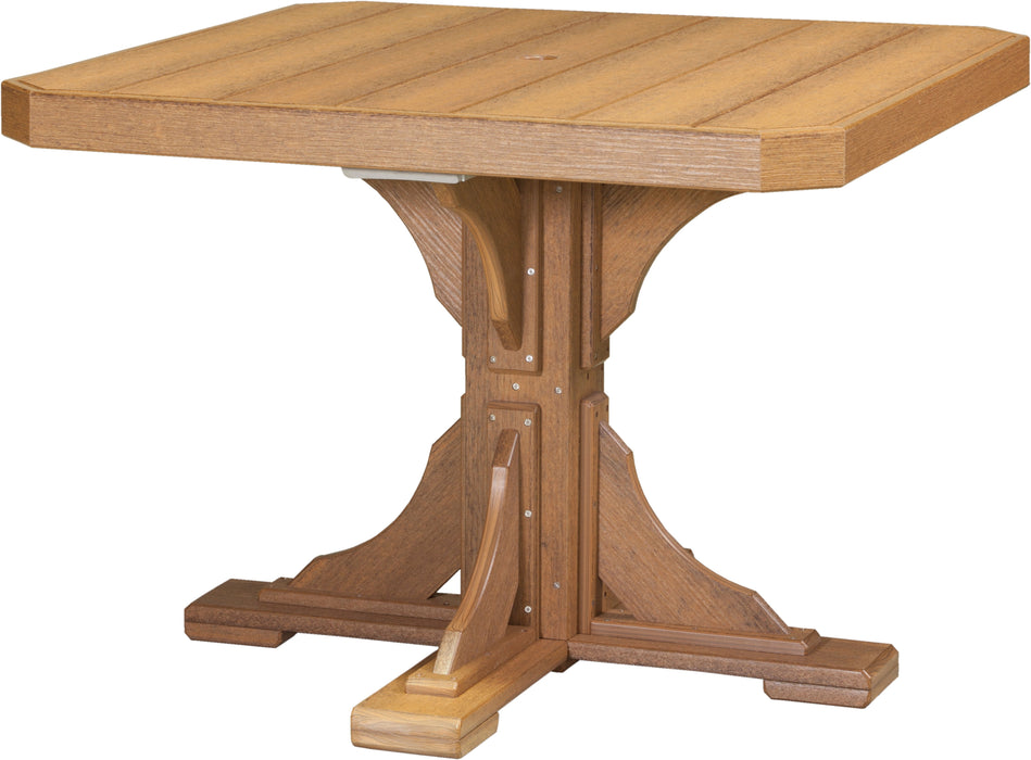 LuxCraft Recycled Plastic 41" Square Table (DINING HEIGHT)