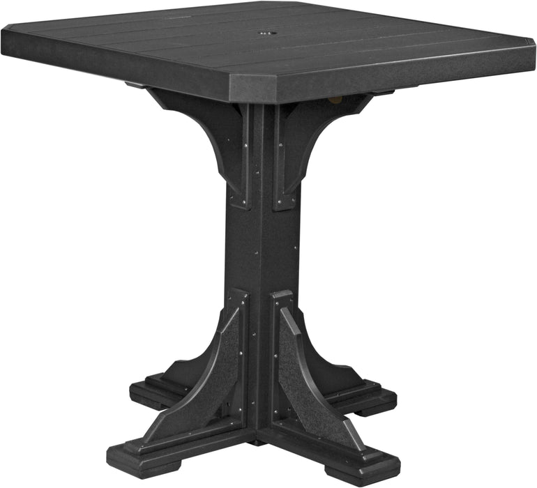 LuxCraft Recycled Plastic 41" Square Table (BAR HEIGHT)