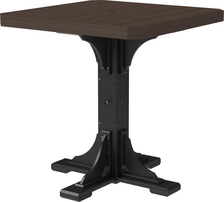 LuxCraft Recycled Plastic 41" Square Table (BAR HEIGHT)