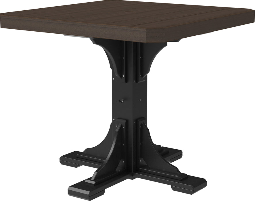 LuxCraft Recycled Plastic 41" Square Table (COUNTER HEIGHT)