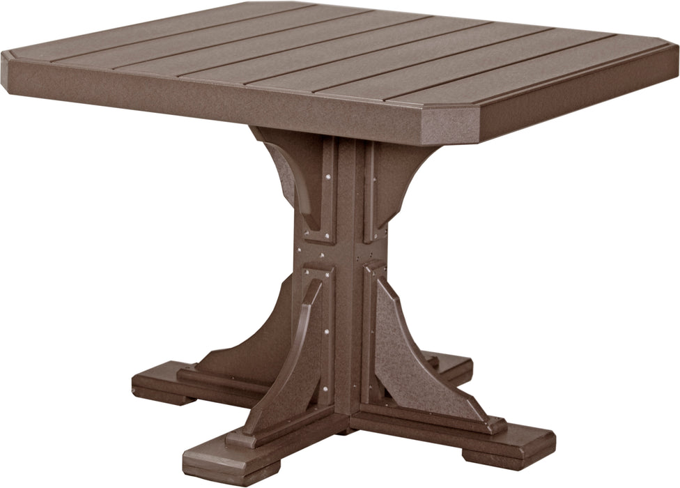LuxCraft Recycled Plastic 41" Square Table (DINING HEIGHT)