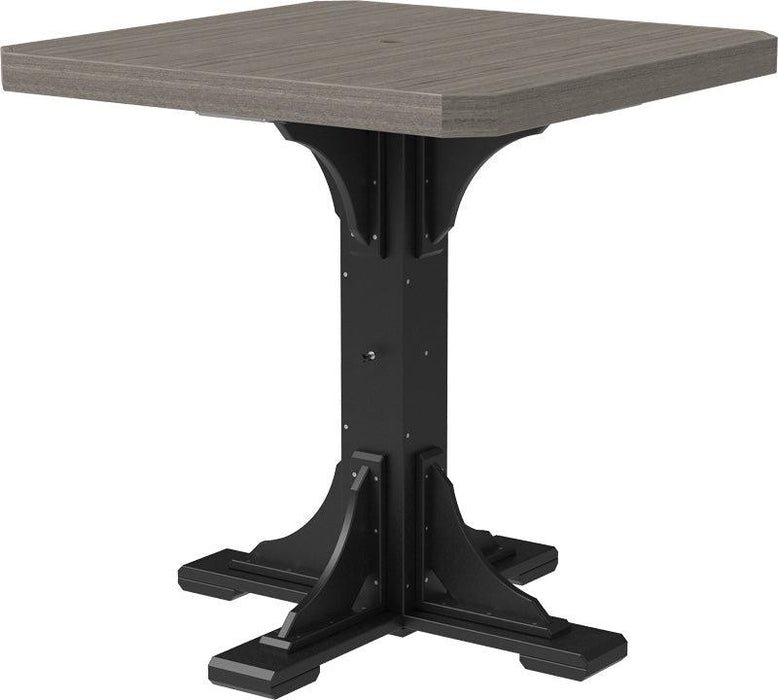 LuxCraft Recycled Plastic 41" Square Table (BAR HEIGHT)