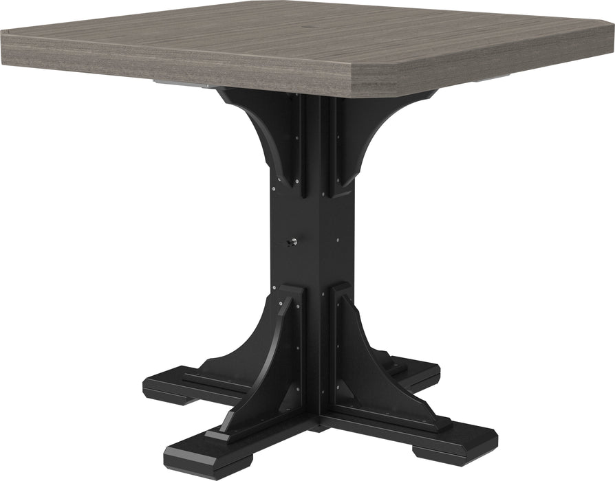 LuxCraft Recycled Plastic 41" Square Table (COUNTER HEIGHT)