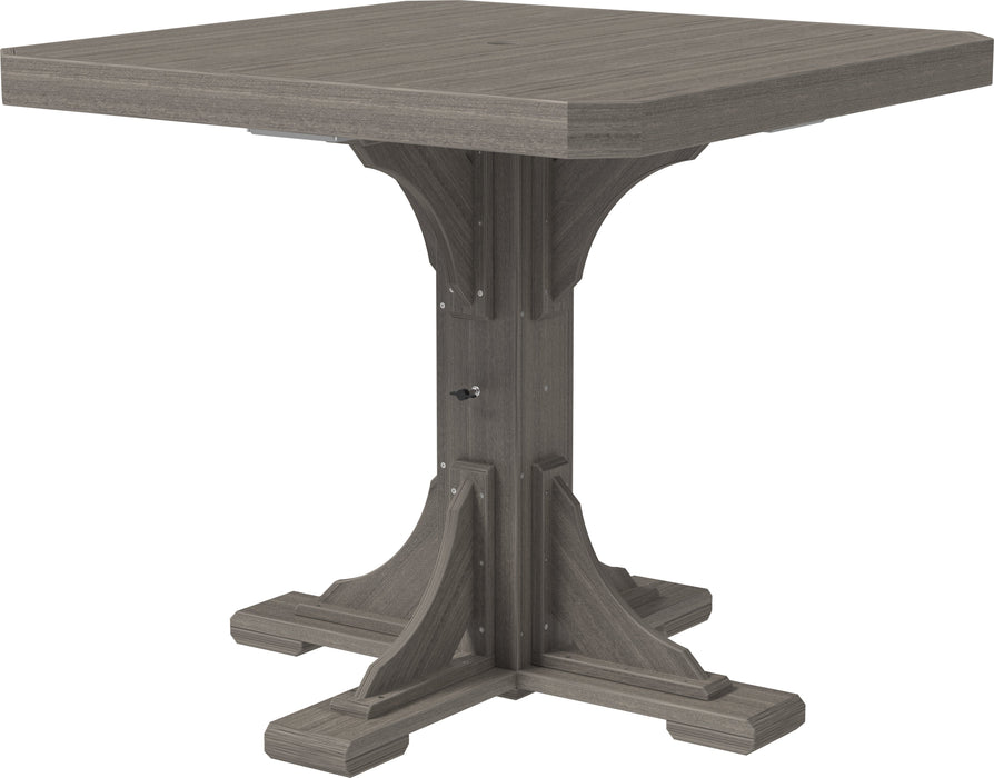 LuxCraft Recycled Plastic 41" Square Table (COUNTER HEIGHT)