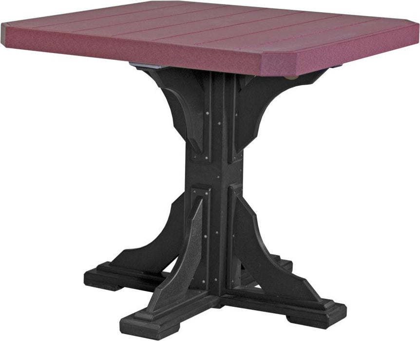LuxCraft Recycled Plastic 41" Square Table (COUNTER HEIGHT)