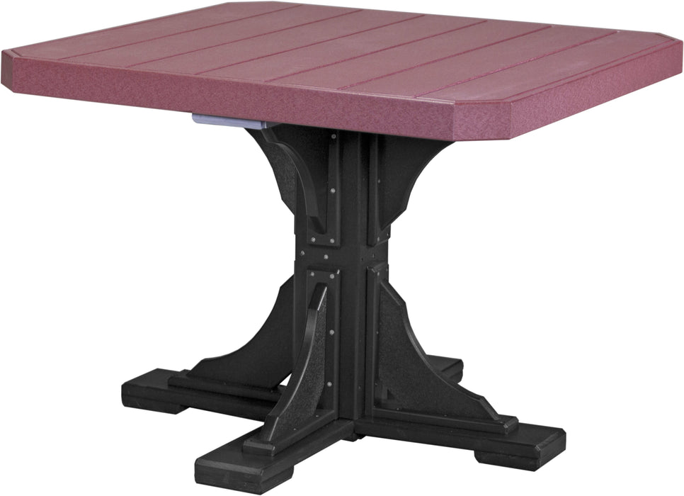 LuxCraft Recycled Plastic 41" Square Table (DINING HEIGHT)