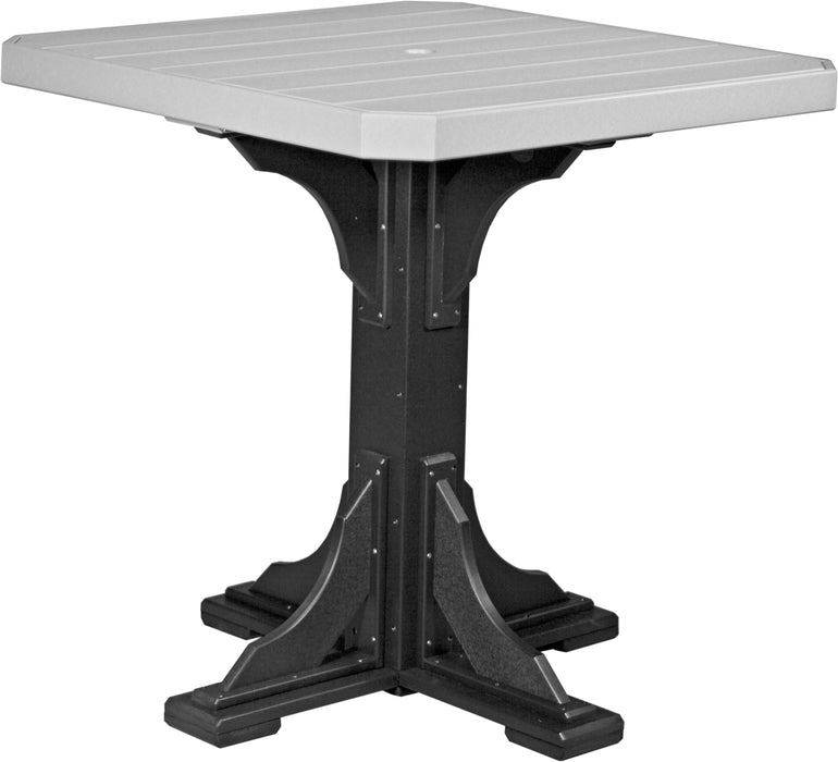 LuxCraft Recycled Plastic 41" Square Table (BAR HEIGHT)