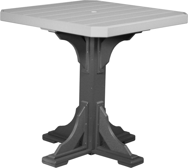LuxCraft Recycled Plastic 41" Square Table (BAR HEIGHT)