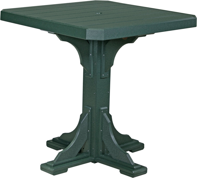 LuxCraft Recycled Plastic 41" Square Table (BAR HEIGHT)