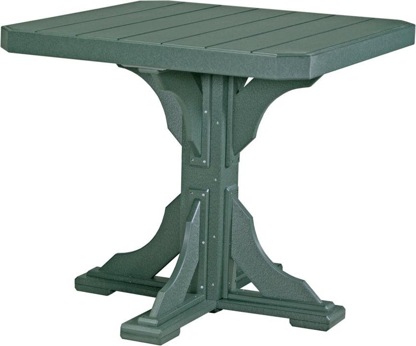 LuxCraft Recycled Plastic 41" Square Table (COUNTER HEIGHT)
