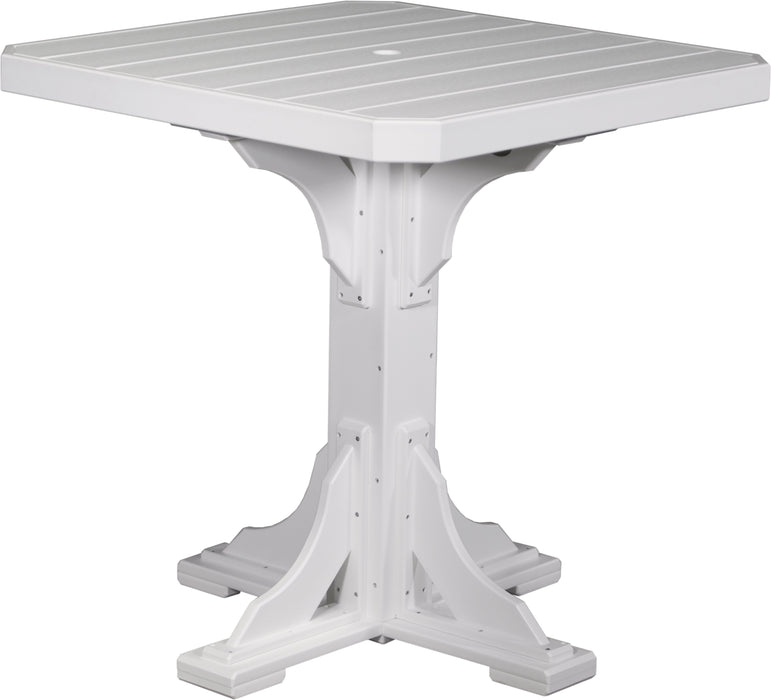 LuxCraft Recycled Plastic 41" Square Table (BAR HEIGHT)