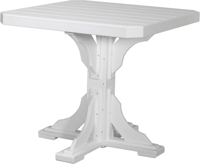LuxCraft Recycled Plastic 41" Square Table (COUNTER HEIGHT)