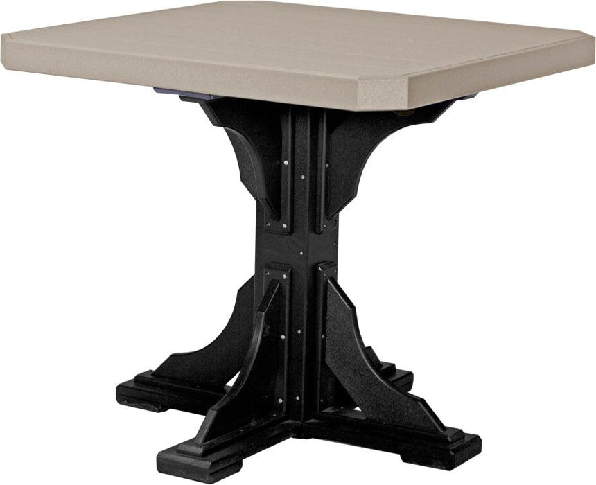 LuxCraft Recycled Plastic 41" Square Table (COUNTER HEIGHT)