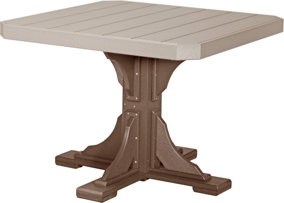 LuxCraft Recycled Plastic 41" Square Table (DINING HEIGHT)