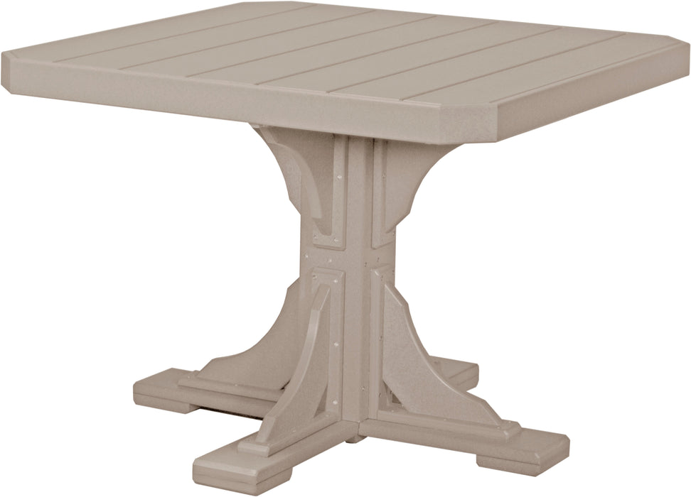 LuxCraft Recycled Plastic 41" Square Table (DINING HEIGHT)