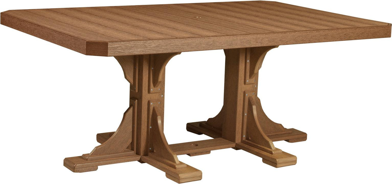 LuxCraft Recycled Plastic 4x6' Rectangular Table (DINING HEIGHT)