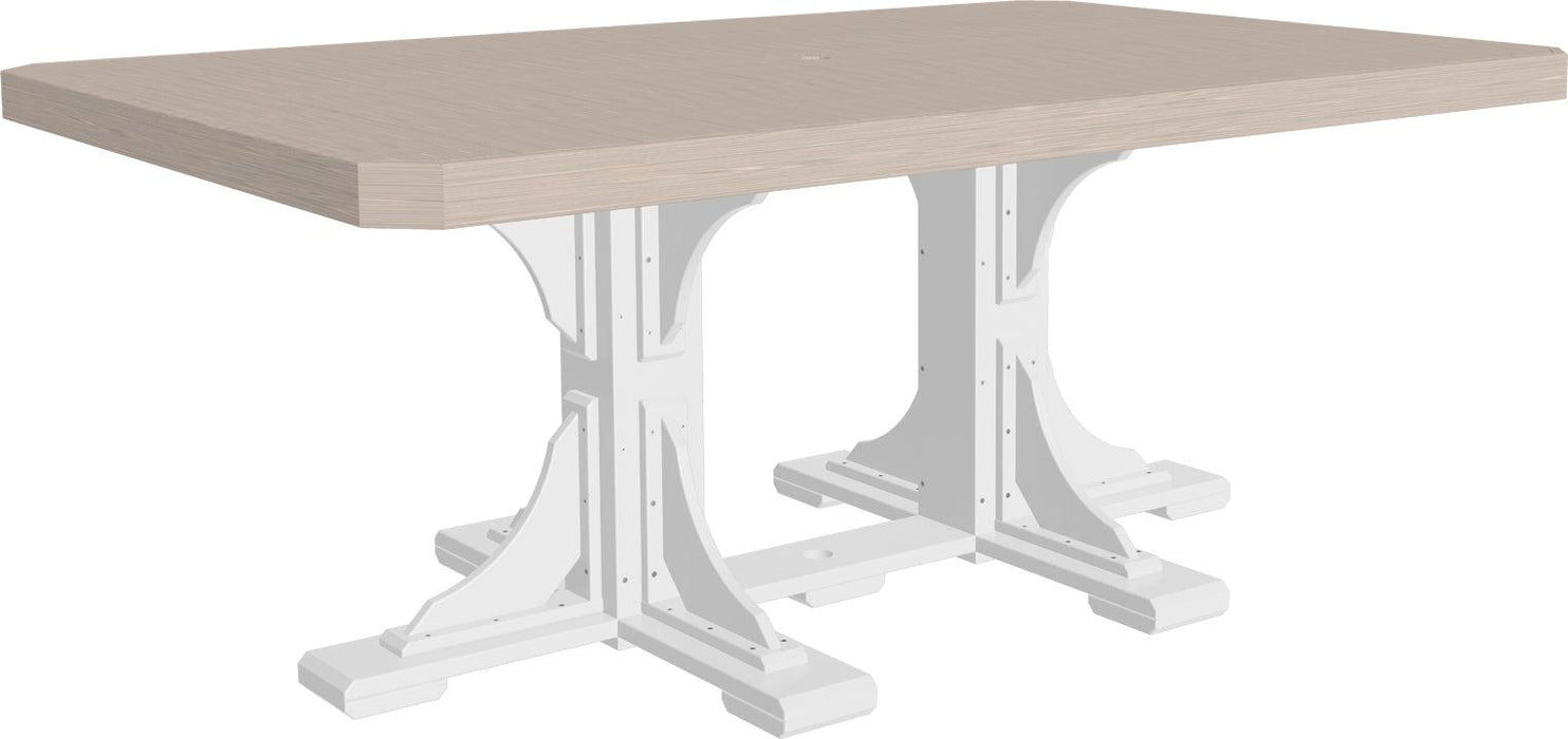 LuxCraft Recycled Plastic 4x6' Rectangular Table (DINING HEIGHT)