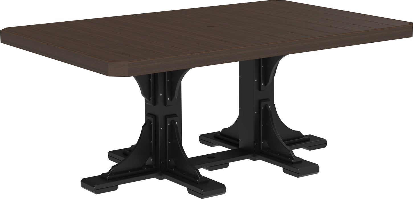 LuxCraft Recycled Plastic 4x6' Rectangular Table (DINING HEIGHT)